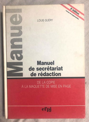 Manuel de secrétariat de rédaction