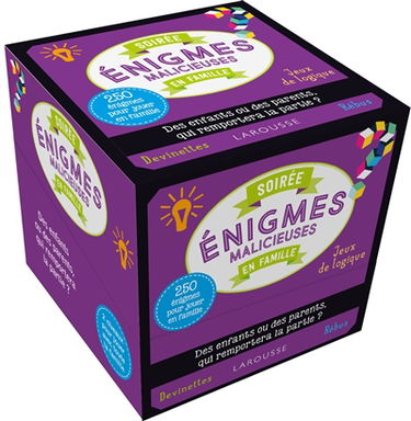 Soirée énigmes malicieuses en famille