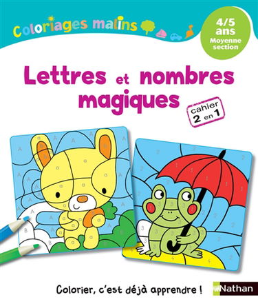 Lettres et nombres magiques, 4-5 ans, moyenne section