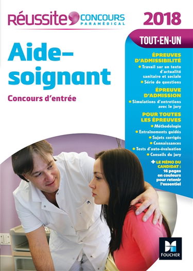 Aide-soignant 2018 : concours d'entrée : tout-en-un