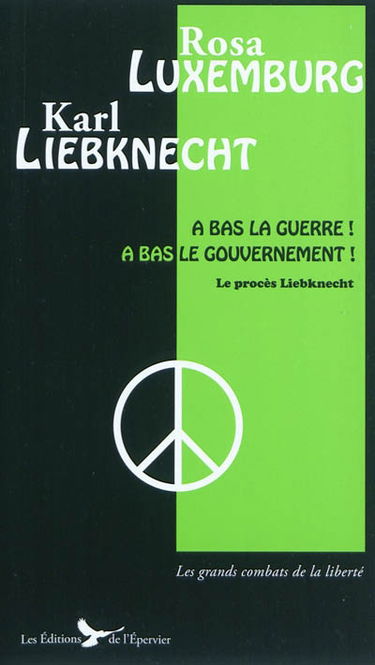 A bas la guerre ! A bas le gouvernement ! : le procès Liebknecht