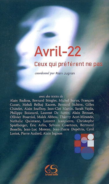 Avril-22 : ceux qui préfèrent ne pas
