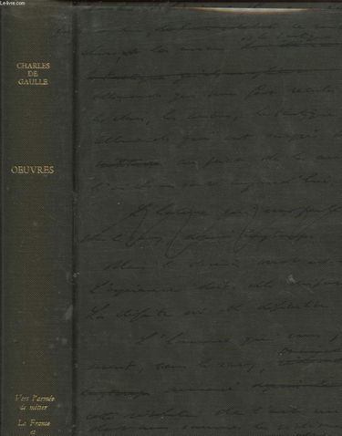 OEUVRES TOME II VERS L ARMEE DE METIER LA FRANCE ET SON ARMEE