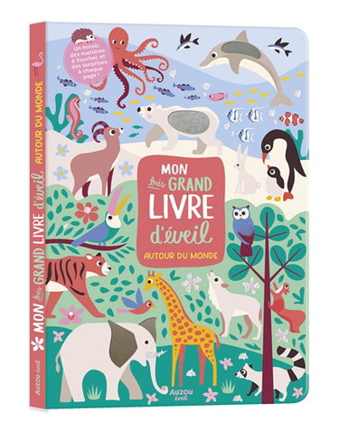 Couverture de Mon très grand livre d'éveil : autour du monde