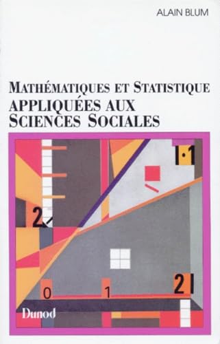 Mathématiques et statistique appliquées aux sciences sociales