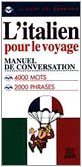 Couverture de L'italien pour le voyage
