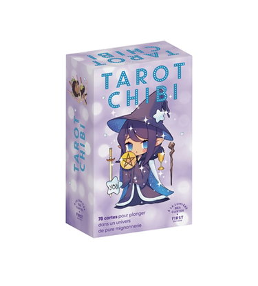 Couverture de Tarot chibi : 78 cartes pour plonger dans un univers de pure mignonnerie