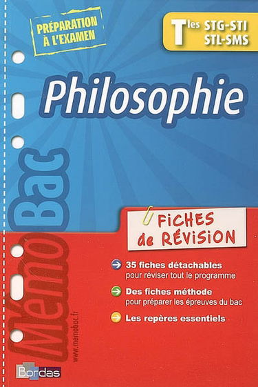 Philosophie Tles STG-STI-STL-SMS