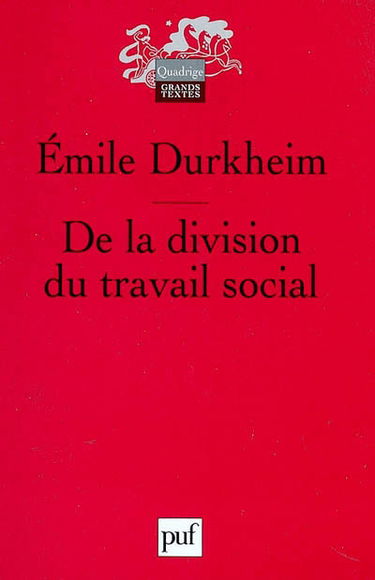 De la division du travail social