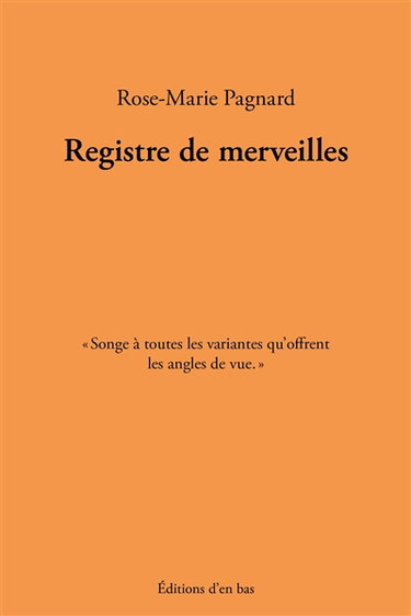 Registre de merveilles