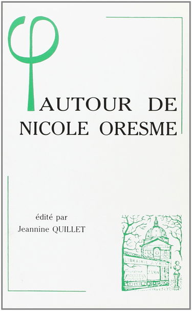Autour de Nicole Oresme