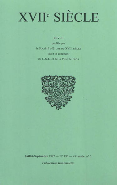 Dix-septième siècle, n° 196