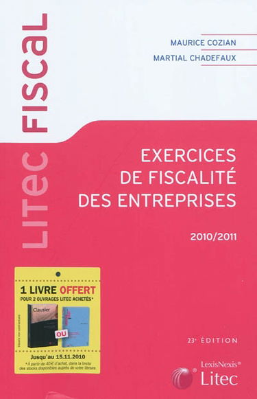 Exercices de fiscalité des entreprises : 2010-2011