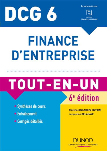 Finance d'entreprise, DCG 6 : tout-en-un