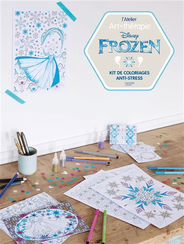 Frozen : kit de coloriages anti-stress