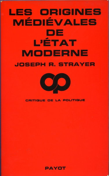 Couverture de Les Origines médiévales de l'état moderne