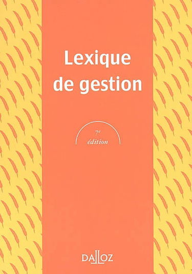 Lexique de gestion