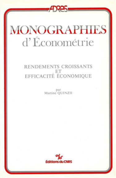 Rendements croissants et efficacité économique