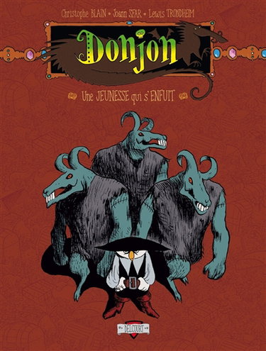 Couverture de Donjon potron-minet. Vol. 97. Une jeunesse qui s'enfuit par Joann Sfar
