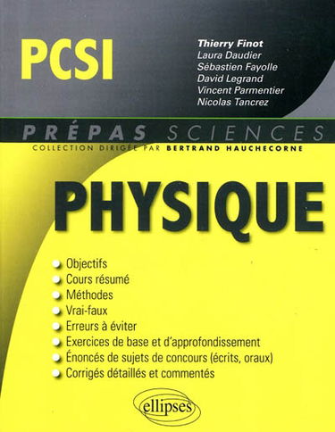 Physique PCSI