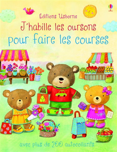 Couverture de J'habille les oursons pour faire les courses par Felicity Brooks
