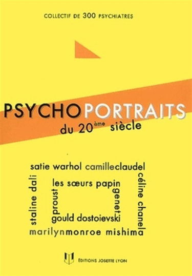 Psychoportraits du 20e siècle