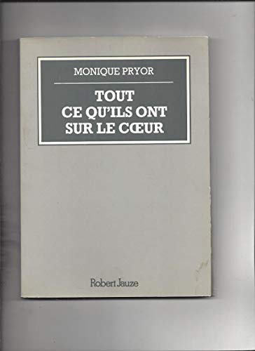 Couverture de Tout ce qu'ils ont sur le coeur (Sciences humaines)