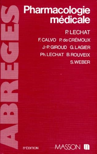 Pharmacologie médicale