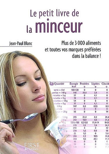Le petit livre de la minceur : les calories des aliments du quotidien : plus de 3.000 aliments et toutes vos marques préférées dans la balance !