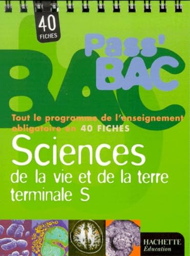 Pass bac sciences de la vie et de la terre, terminale S