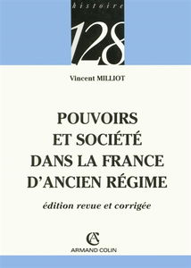 Pouvoirs et société dans la France d'Ancien Régime
