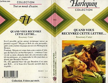 Quand vous recevrez cette lettre (Collection Harlequin)
