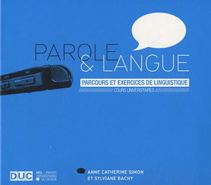 Parole & langue : parcours et exercices de linguistique: DVD