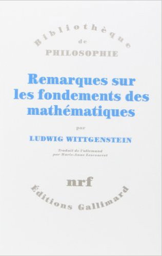 Couverture de Remarques sur les fondements des mathématiques