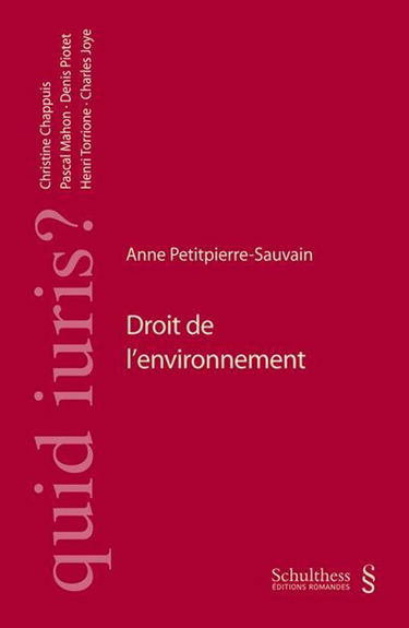 Droit de l'environnement