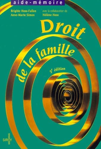 Droit de la famille, 3e édition