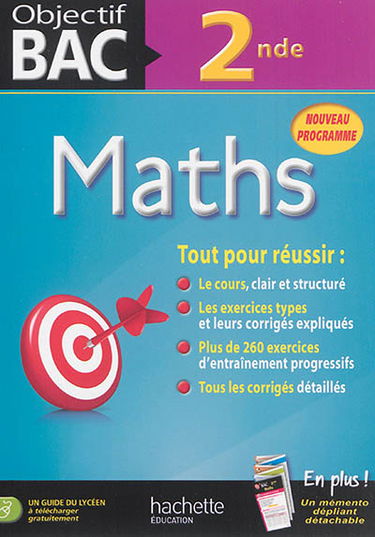 Maths 2de : nouveau programme