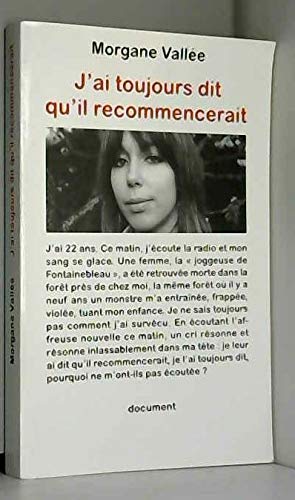 Couverture de J'ai toujours dit qu'il recommencerait