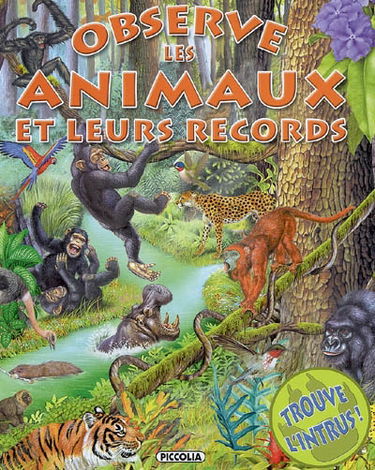 Observe les animaux et leurs records