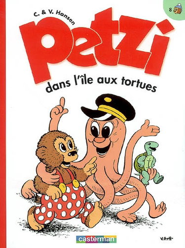 Couverture de Petzi. Vol. 8. Petzi dans l'île aux tortues