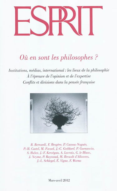 Esprit, n° 383. Où en sont les philosophes ?