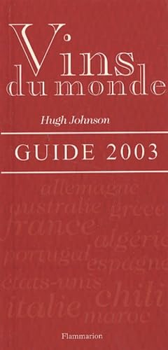 Vins du monde - Guide 2003