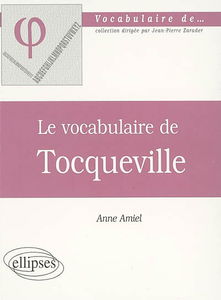 Le vocabulaire de Tocqueville