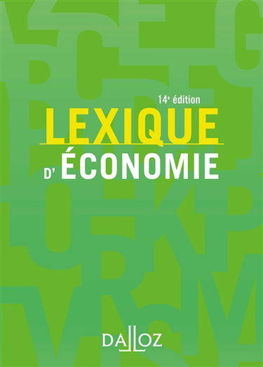 Lexique d'économie