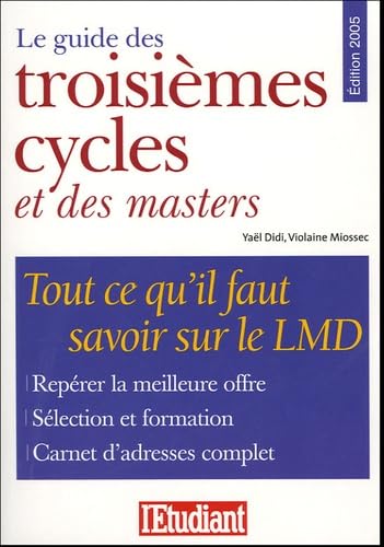 Le guide des troisièmes cycles et des masters