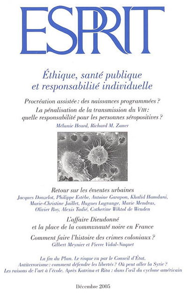 Couverture de Esprit, n° 320