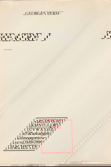 Théâtre, tome 1 : La Poche Parmentier