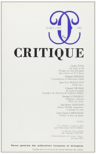 Revue Critique