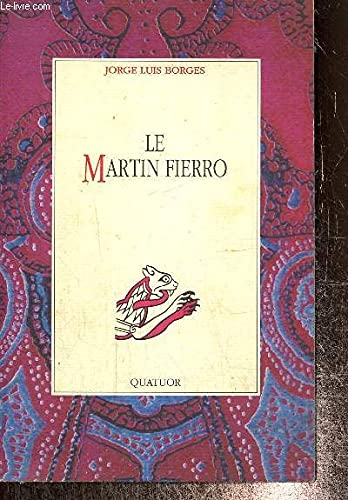 Couverture de Le Martin Fierro