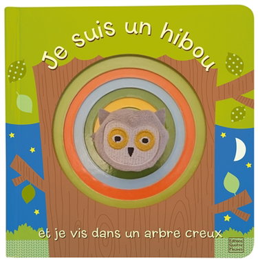 Couverture de Je suis un hibou et je vis dans un arbre creux